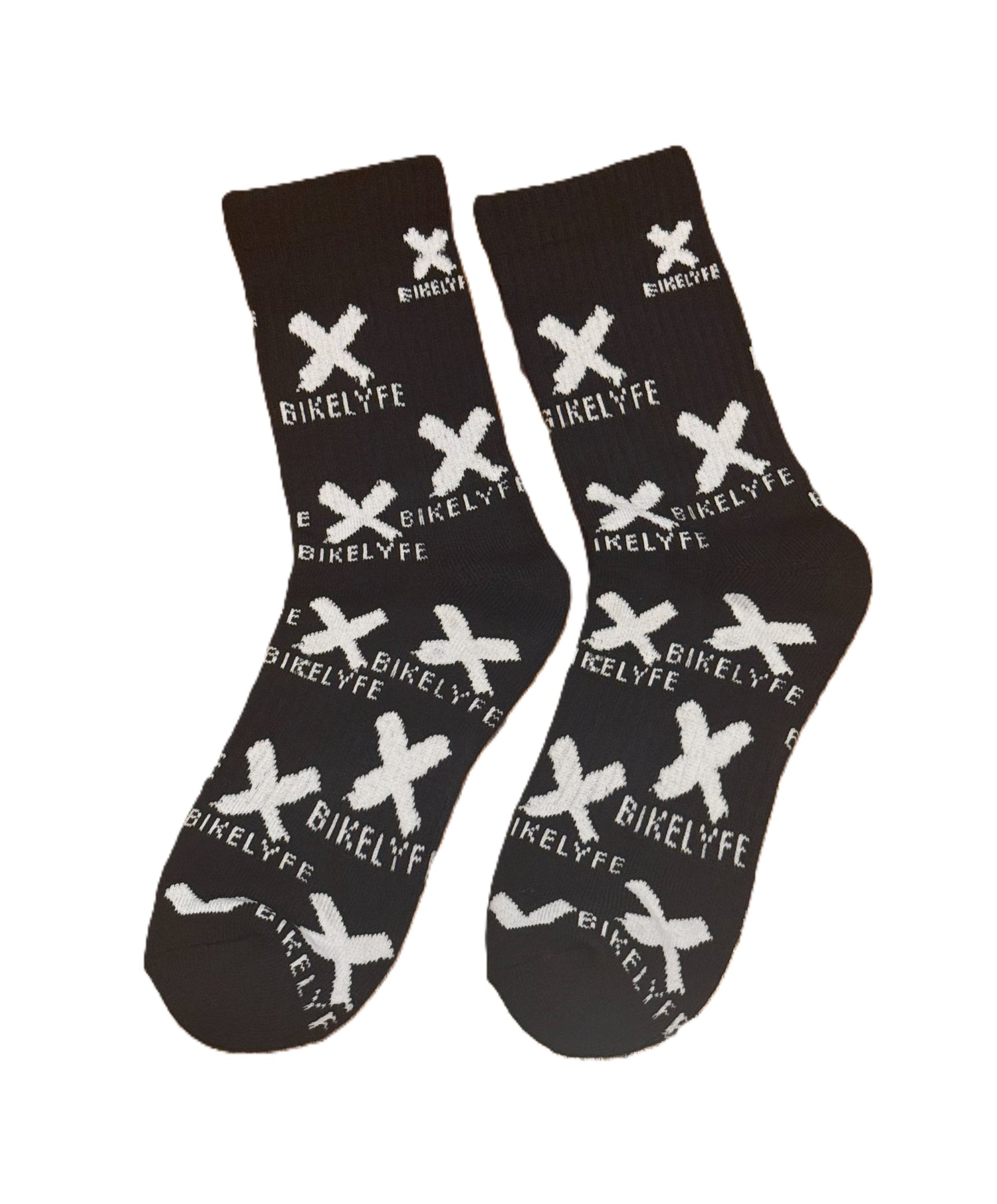 BikelyfeX socks Monogram logo