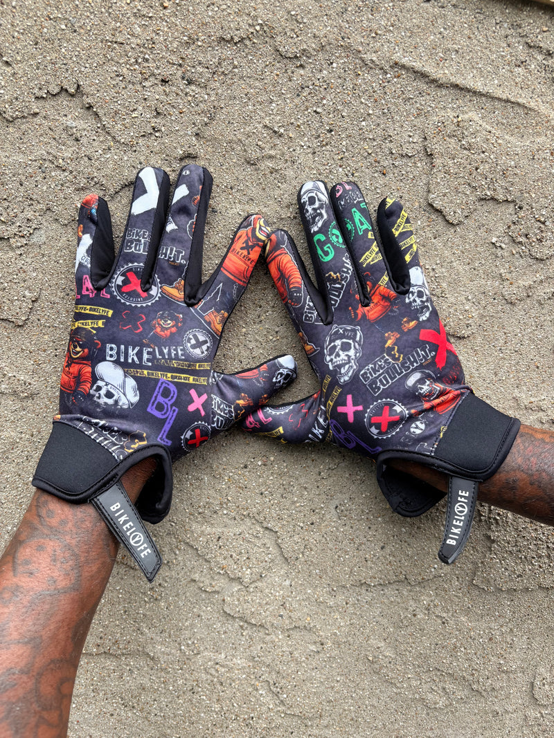 Bikelyfe Xclusive Monogram Gloves