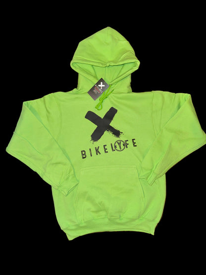 Bikelyfe Xclusive Neon “X” Signature Hoodie