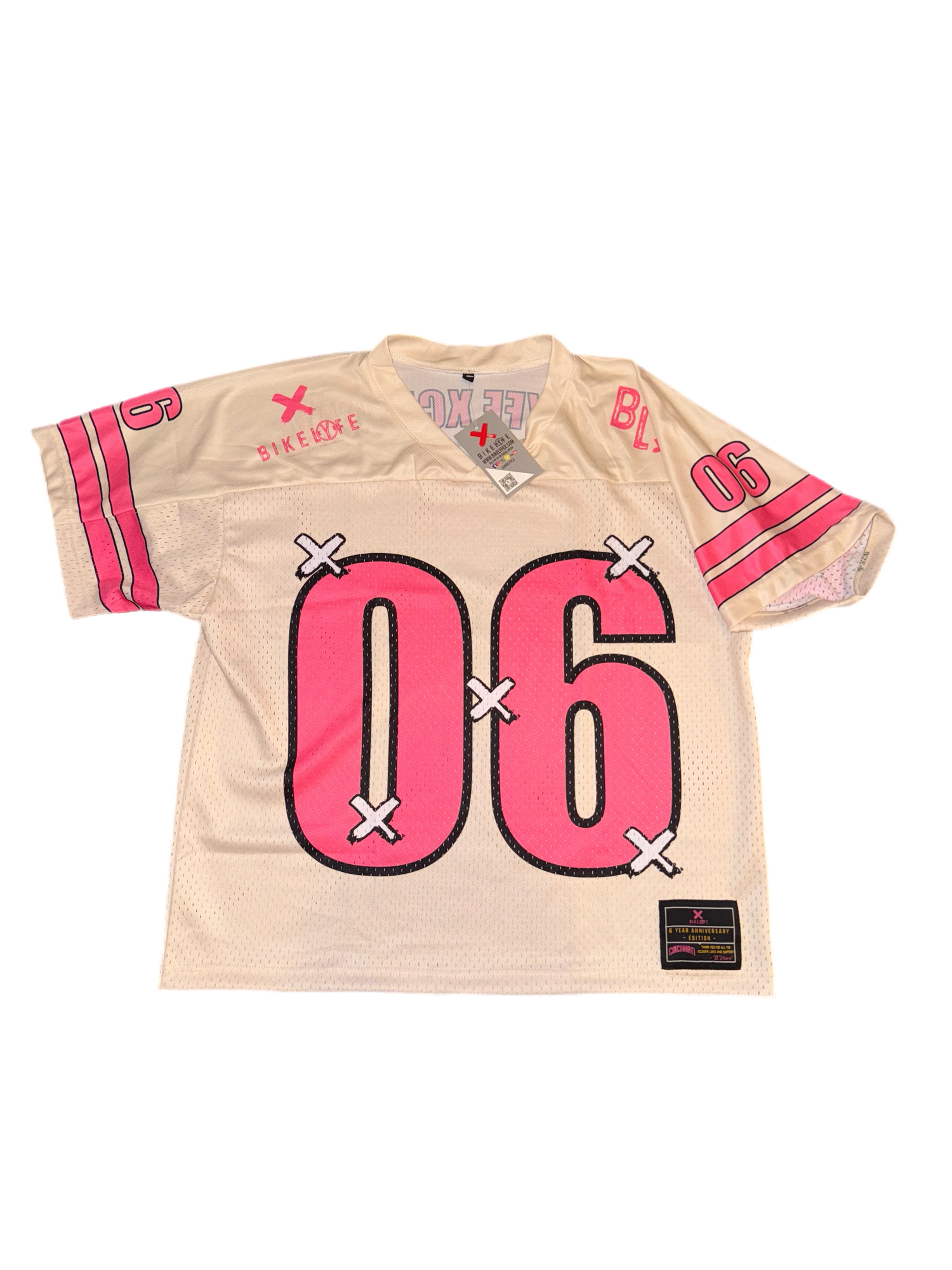 Bikelyfe Xclusive “6 Year anniversary” CROP OVERSIZED jersey