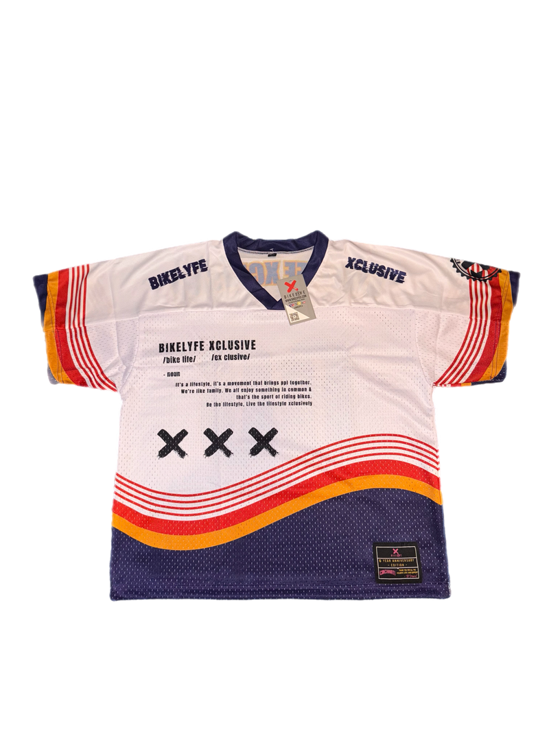 Bikelyfe Xclusive “6 Year Anniversary ” CROP OVERSIZED Jersey